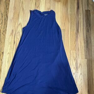 Time and tru Sleeveless blue Dress large (12-14)